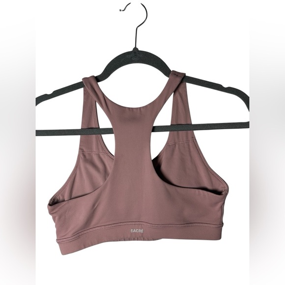 SACRÉ Women’s Sports Bra Size S Mauve Brown Racerback High Support Activewear - Picture 6 of 7